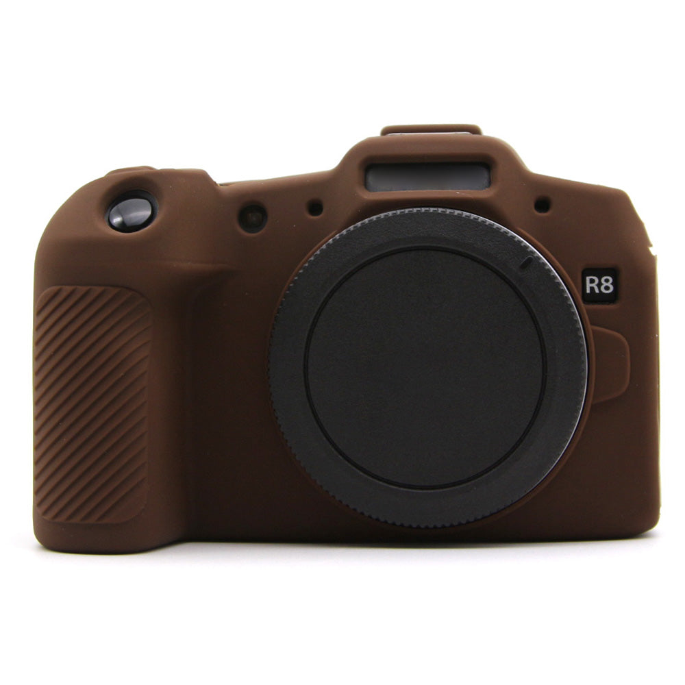 For Canon EOS R8 Anti-drop Camera Cover Soft Silicone Protective Case, Glossy For Canon EOS R8 Anti-drop Camera Cover Soft Silicone Protective Case, Glossy